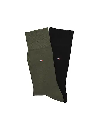 TOMMY HILFIGER | Socken 2-er Pkg. army green | 